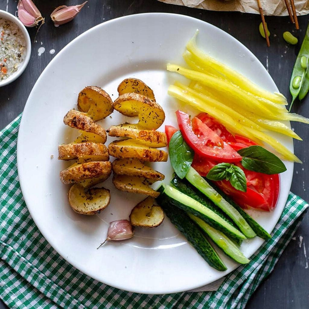 Macchina professionale per patate a spirale su bastoncino