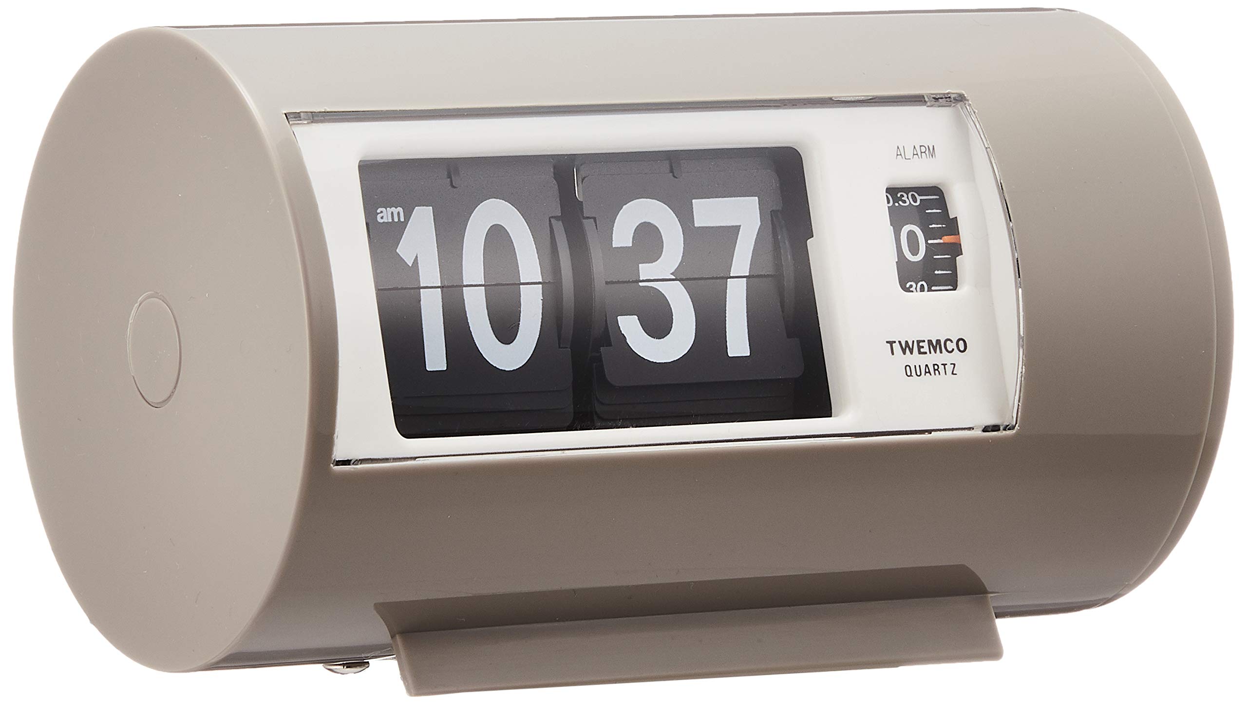 TWEMCO Flip Clock Alarm Gray GREY Clock, AP-28 серый