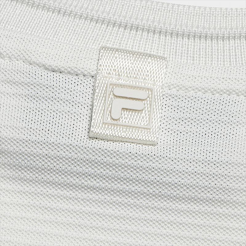 FILA Blue Simple Solid Comfortable Versatile Classic Casual Round Neck Short Sleeve T-Shirt Men T-Shirts Sand-Gray F11M622118FGY
