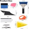 9PCS Car Window Tinting Tool Kit, Zhichengbosi Window Glass Protective Film Tallation Tools For Car, Vehicle Vinyl Wrap Application Kit