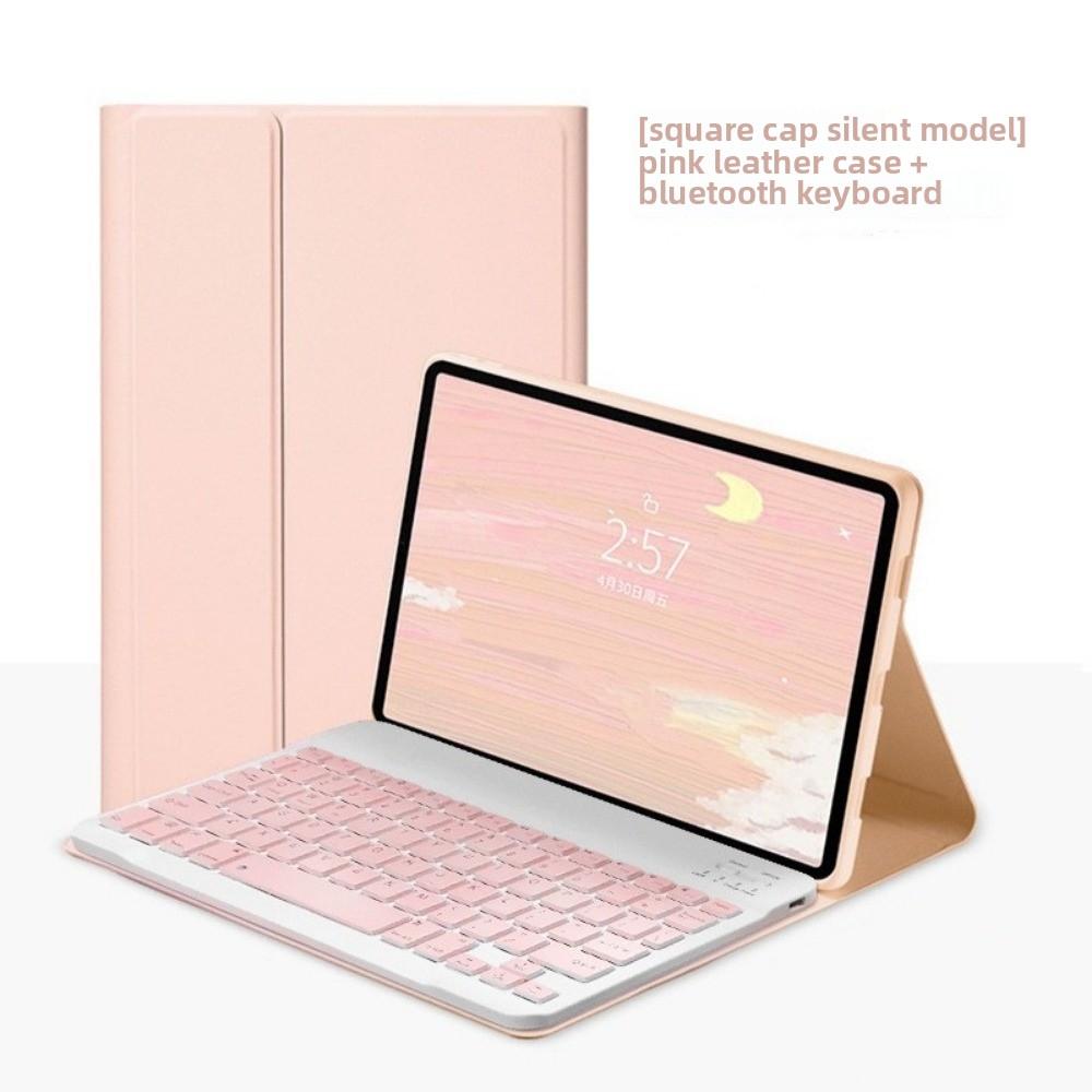 Leder-Tastaturhülle für iPad Pro 13 2024 mit Stifthalter Magnetische Bluetooth-Tastaturabdeckung für Air 6