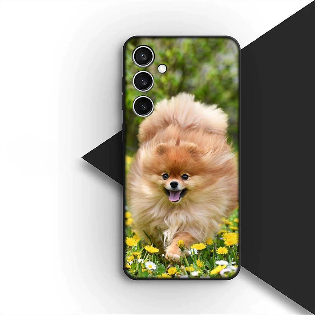

Casing Phone Cover for Samsung Galaxy S25 S24 S23 FE Ultra Plus S7 Edge S25+ S23+ A56 5G Case Bichon Frise Pomeranian Dog Galaxy S23