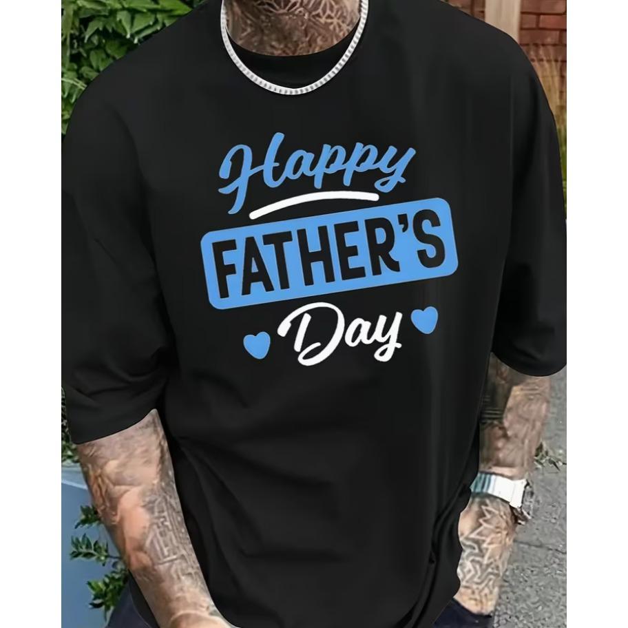 Unisexs Summer Comfort Tshirt Fathers Day Tshirt Casual Crew Neck Allseason Tee For Everyday Outdoor Activities Local Delivery