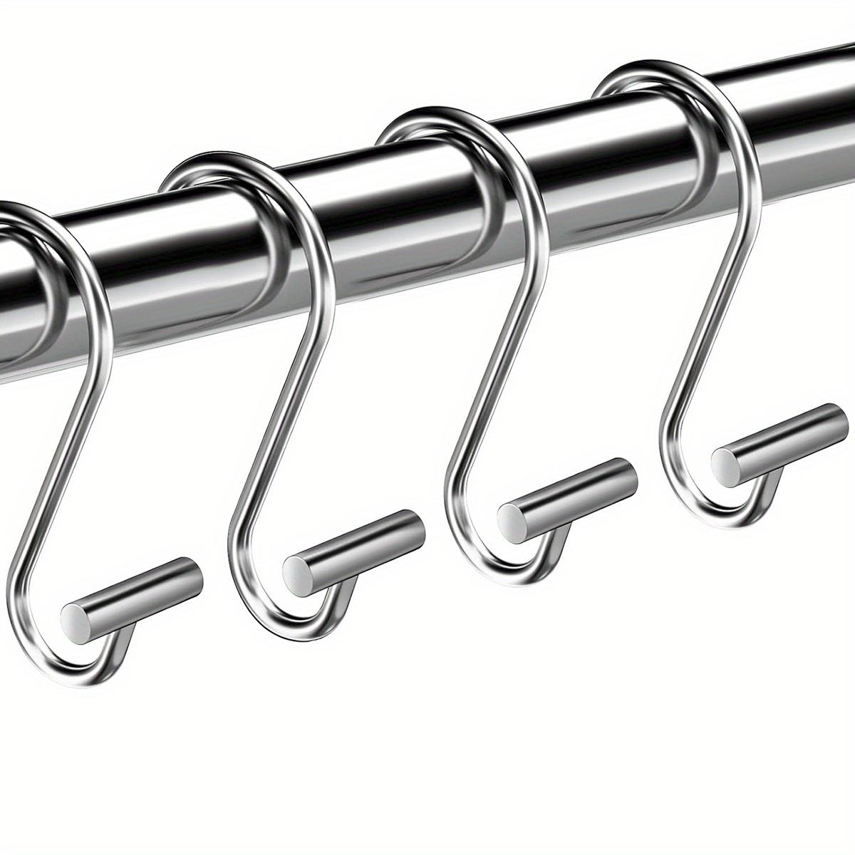 

10Pack T-Shaped Shower Curtain Set Durable Metal Slip-Resistant Easy Install Decorative Bathroom Curtains for Your Bath Space