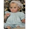 58cm/23inch Unpainted Reborn Toy Realistic Newborn Baby Interactive for Doll DIY for Doll Kit with Vinyl for Head Legs A