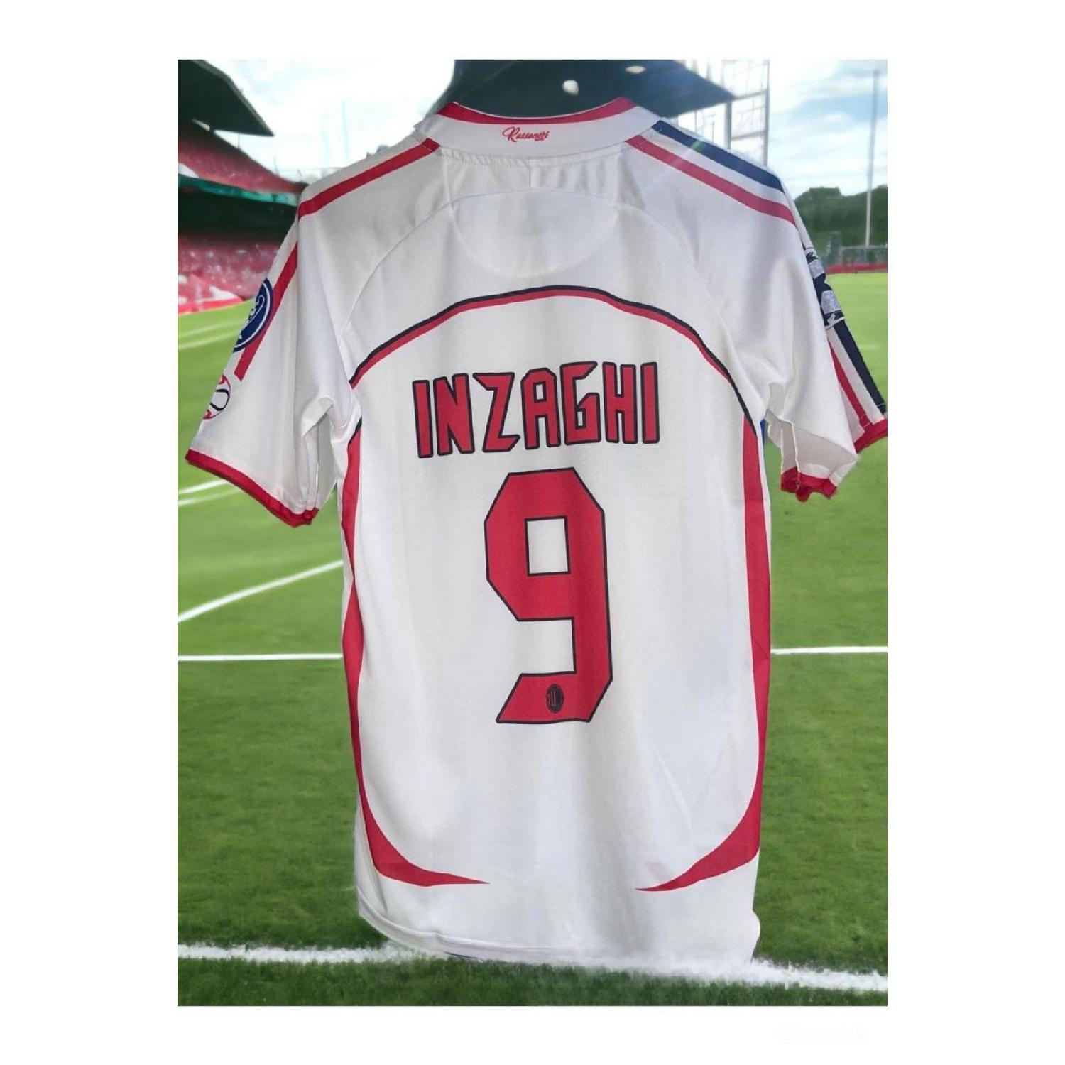 

Milan Special Design Inzaghi 9 Ретро Джерси Белый S чистый