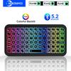 Mini Backlit RGB Bluetooth Keyboard for PC Tablet Laptop Rechargeable Wireless Bluetooth Keyboard