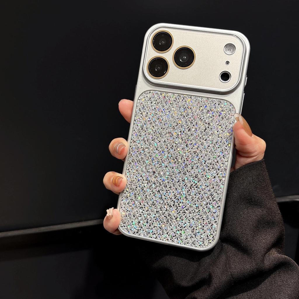 Glitter Rhombus Case for iPhone 17 Pro Max: High-Grade Protection with iPhone 16 Feel
