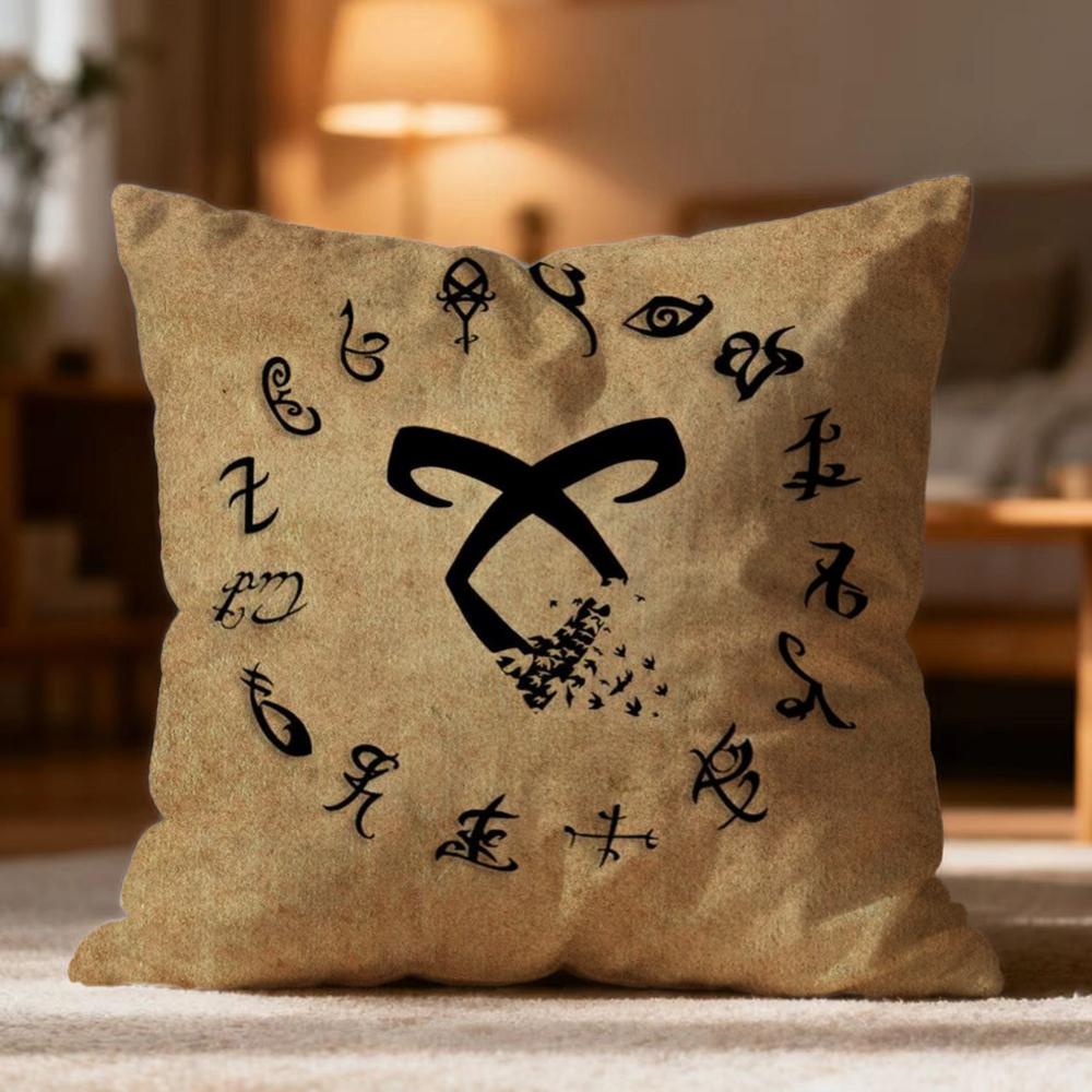 Hot S-SShadowhunters Cushion Cover Soft Washable Pillow Case Multi-Scene for Couch Bed Travel Office Use