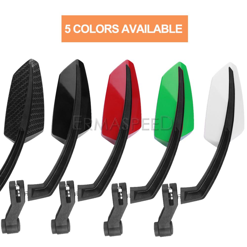 Univerzální 8MM 10MM Motocyklová zpětná zrcátka Nastavitelná Motocyklová zpětná zrcátka pro motokrosový skútr Zrcátko