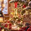 Vánoční ozdoby Santa Claus Sněhulák Přívěsek na hotovost Držák na peníze Ozdoba na špičku stromku