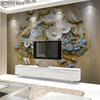 3D Embossed Vase Flower Art Wallpaper Wall Painting European Style Living Room Study Room Bedroom Mural Decor