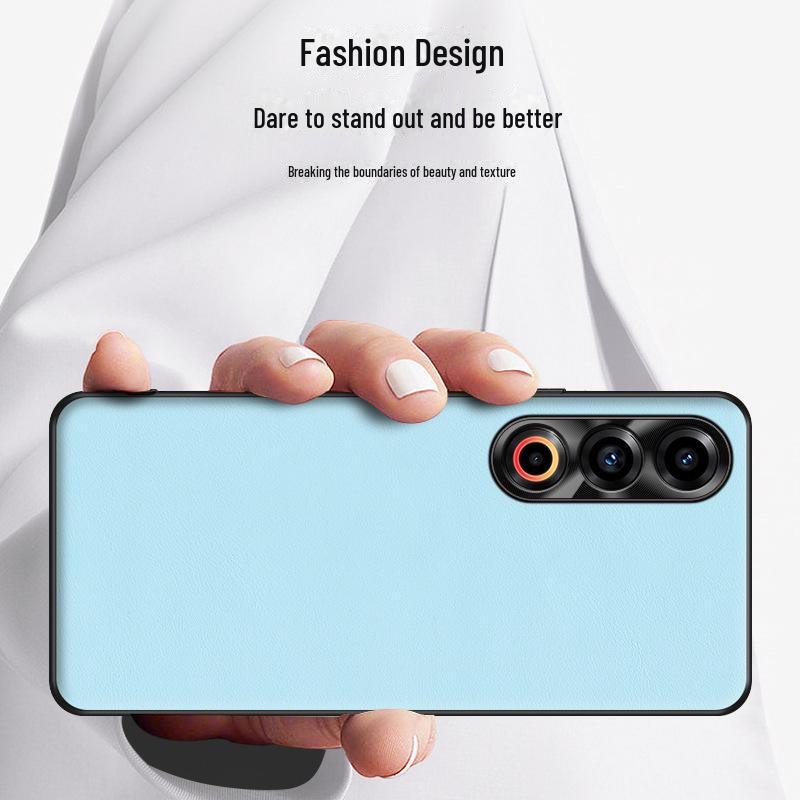 Liquid Leather Anti-Fall & Anti-Fouling Protective Case for Meizu 21Note Mobile Phone