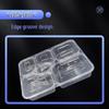 Disposable Microwaveable 6-Compartment Food Container