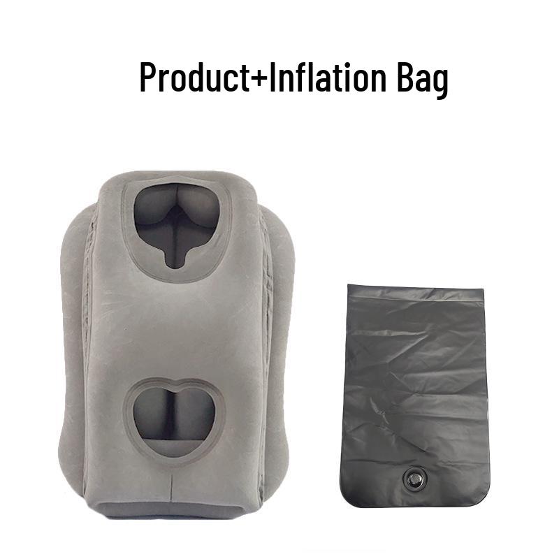 U-shaped Inflatable Travel Pillow for Face-Down Sleeping