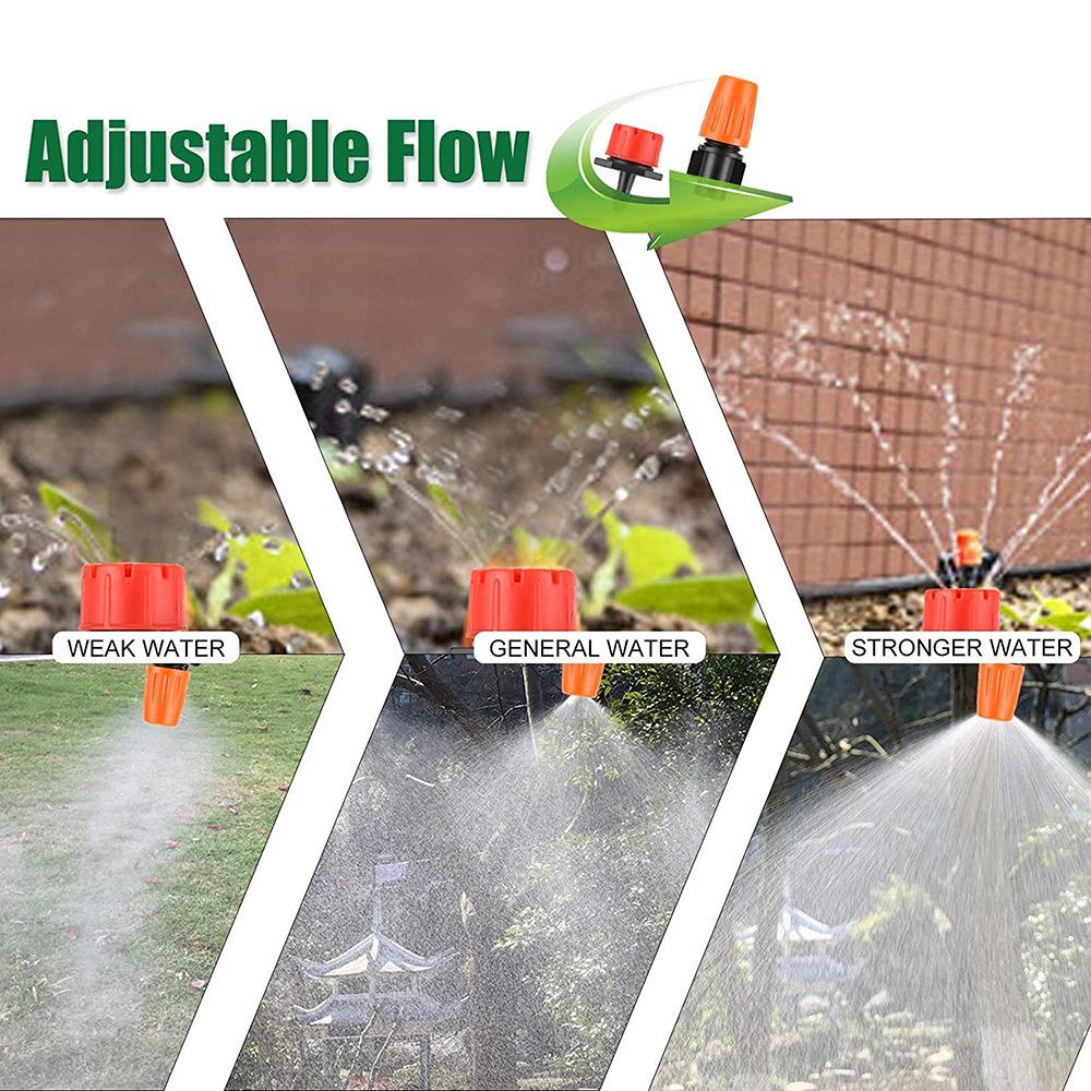 50m Adjustable Drip Irrigation Kit for Automatic Plant Watering