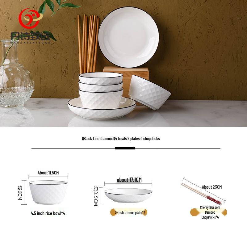 New Diamond Nordic Ceramic Tableware Set