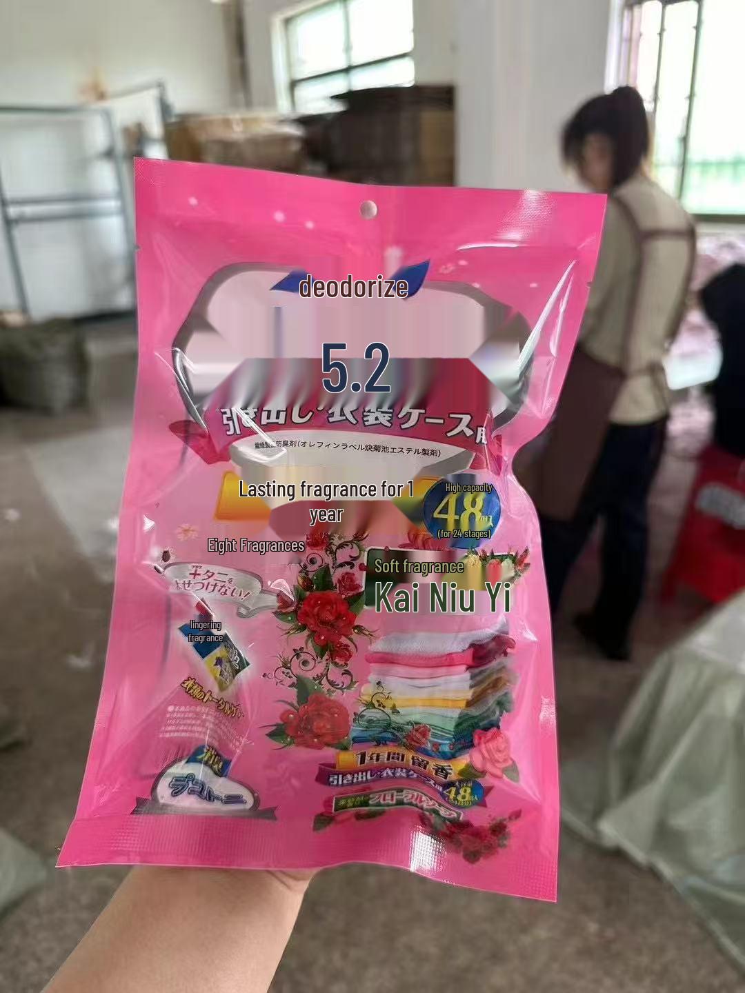 In-Stock Floral Camphor Balls Anti-Mildew Gardenia Fragrance Sachet for Clothing and Dormitory