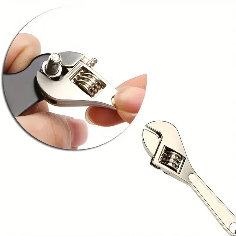 Mini Cross+Flat Screwdriver & Wrench Set - Portable Keychain Style, Bike Motorcycle Repair Tool