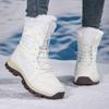 New Winter Snow Velvet Warm Non-slip and Cold-proof Outdoor High-top Cotton Shoes Platform-soled Sports Couple Shoes