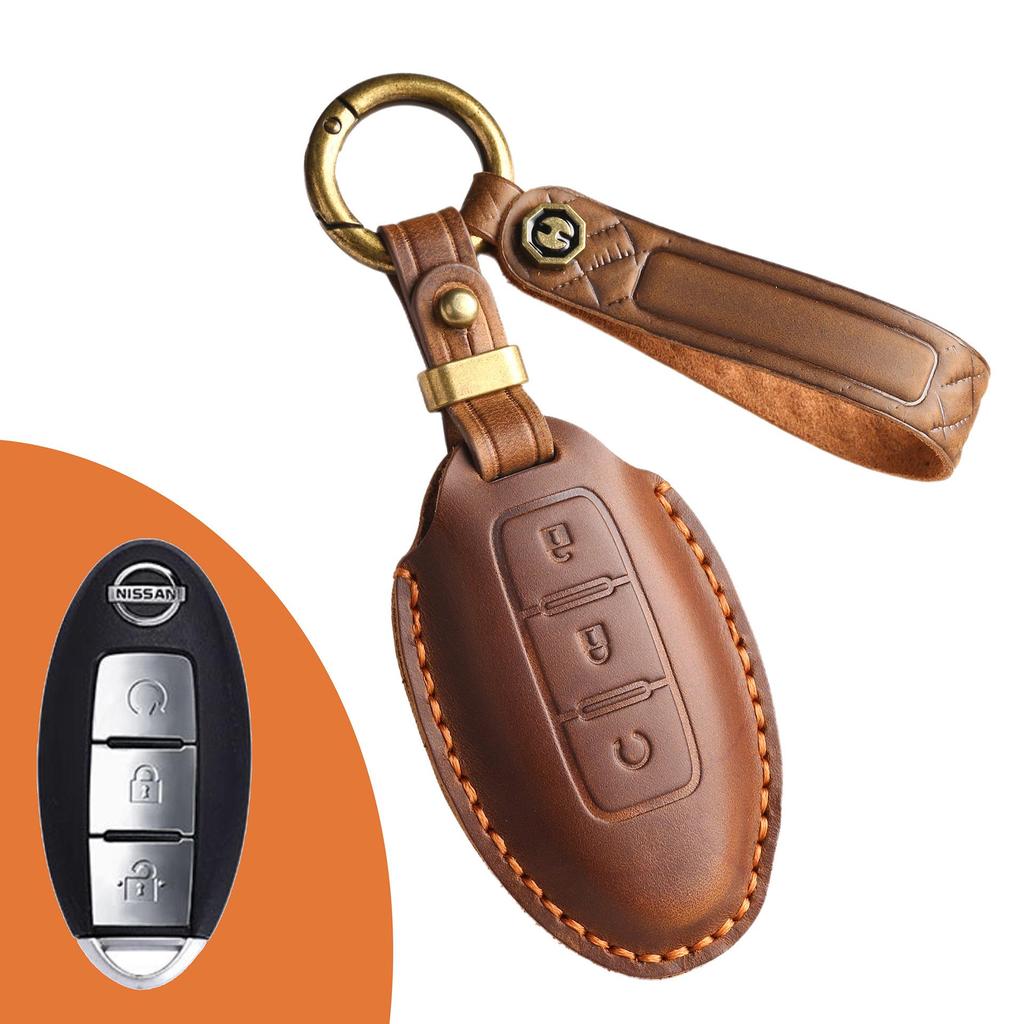 Nissan Key Cover for X-Trail, Qashqai, Tiida, Teana, Sylphy - Retro Style Protective Shell