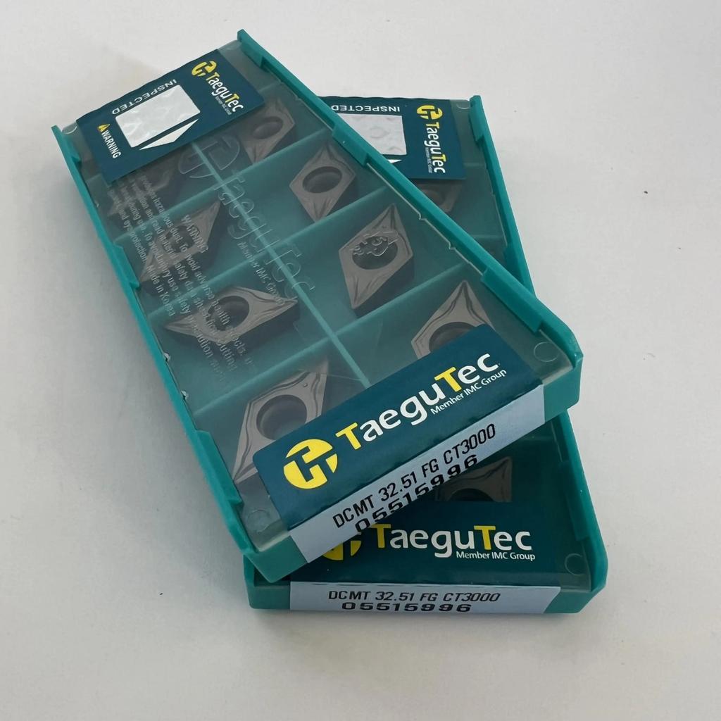 DCMT11T304FG CT3000 / Industrial indexable Carbide Inserts 10 Pcs