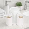 Plastic Cotton Swab Storage Box 2in1 Cosmetic Pad Storage Box Swabs Dispenser  Dressing Table