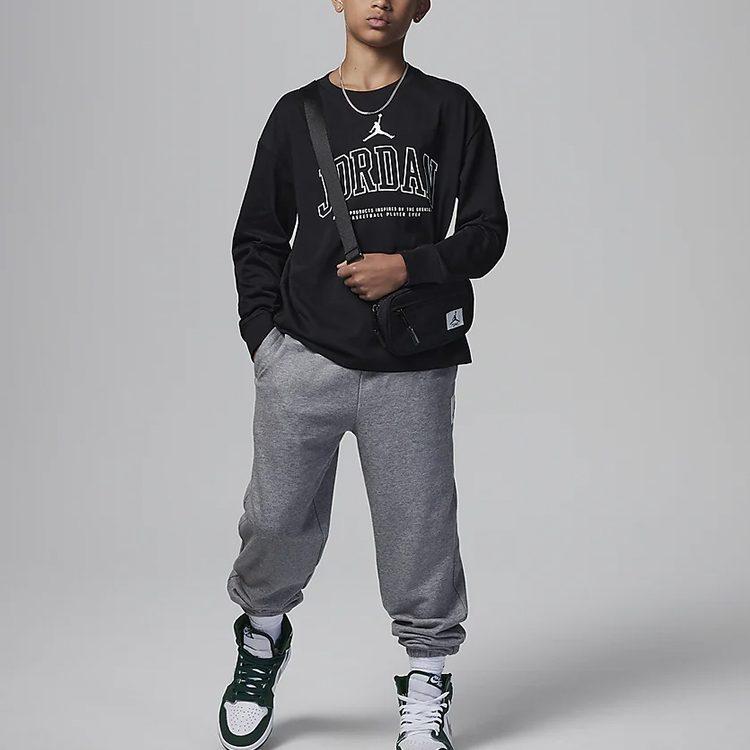 Jordan Kids T Shirts Crew Neck Moderate FZ1870-010