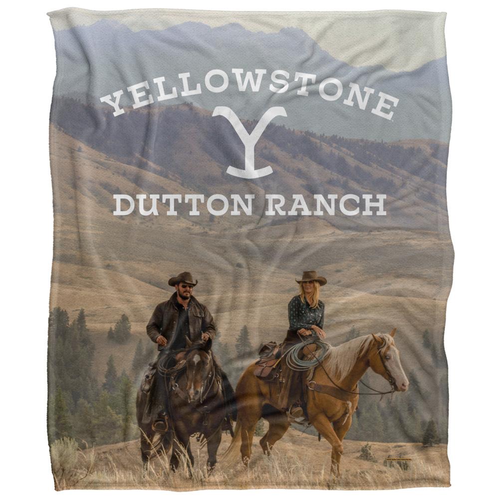 Yellowstone Silky Horse Riding Rip & Beth Supersoft Blanket