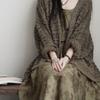 Women's Retro Print Spaghetti Strap Dress & Zen Cool Knit Cardigan Two-Piece Set