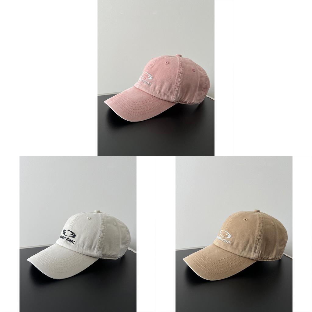 Womens Adjustable Cotton Baseball Cap With Wide Brim And Sunshade For Casual Outings And Summer Fashion
