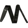 Fender USA Vegan Leather Strap, Black, 2.5"