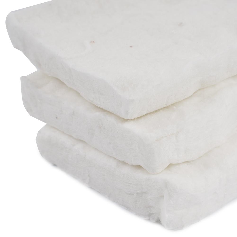 3pcs Bio Fire Blanket Ceramic Sponge Resistant Insulation Cotton Firebox For Fireplaces Fireplace Ovens CMS Bio-fibres Sponge