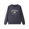 Skechers New Year Collection Round Neck Comfortable Skin-Friendly Fitted Sweatshirt Unisex Sweatshirt Odyssey-Gray L125U077-026R