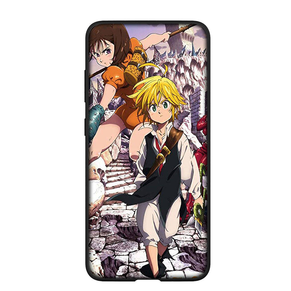 Phone Case for Samsung Galaxy S25 S24 S23 iPhone 16 15 Xiaomi Redmi Note 14 13 12 16E X 11 Pro Max OPPO Moto Huawei Cartoon Seven Deadly Sins Meliodas