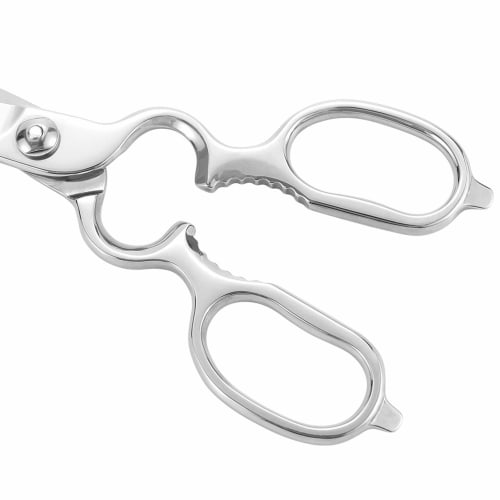 LIVINGO Kitchen Scissors, Forged, Durable, Disassembleable, Sharp, Multi-Purpose Stainless Steel, for Poultry, Food, Meat, Cooking, Bottle Opener, and