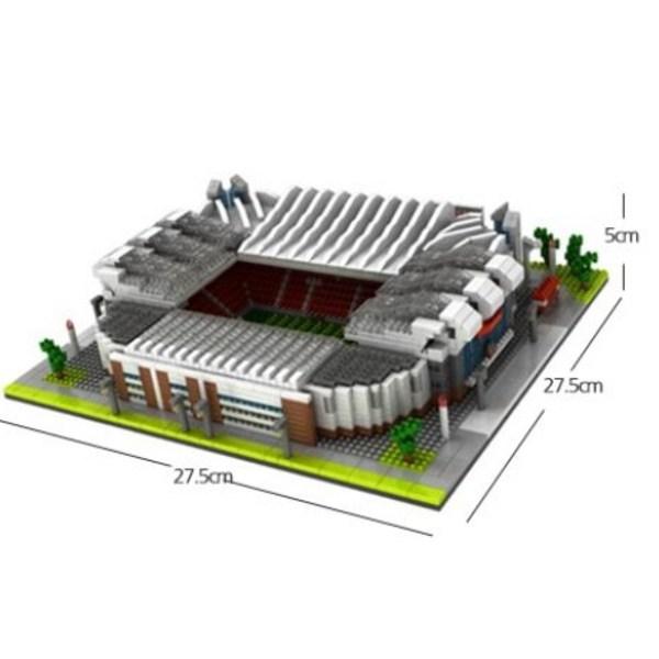 Large Building Series Nanoblock Super Large Old Trafford, Mixed Colors, Korean Popular Toys