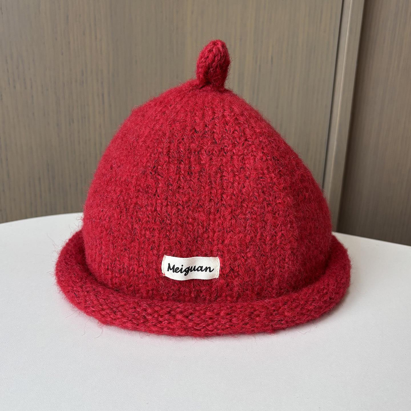 Шерстяная шапка-бини с вязаным узором и нашивкой с алфавитом для женщин, универсальная шапка One size fits all