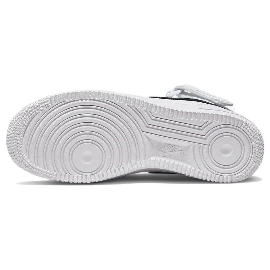 Nike Air Force 1 07 Mid White Snakeskin Women Sneakers Black DZ5211-100