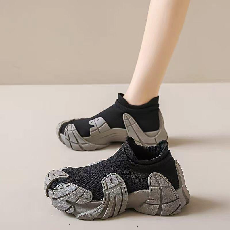 Vielseitige Sommer-Freizeit-Sneaker: Damen Schuhe mit weicher Sohle, zum Hineinschlüpfen, Modetrend