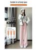 Spring High-Waisted Knitted Wide-Leg Pants for Women