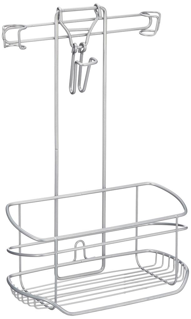 Pearl Metal Bath Style Double Coating Shower Rack Silver Width 255 X Depth 135 X Height 390mm H-8845 (excluding Parts)