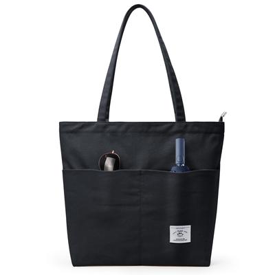 FANCY Tragetasche für Umhängetasche mit Außenleinen Canvas-Tragetasche Schulter groß für Schule oder mit Reißverschluss [KALIDI FOREST] Frauen, Tasche, Muttertasche,