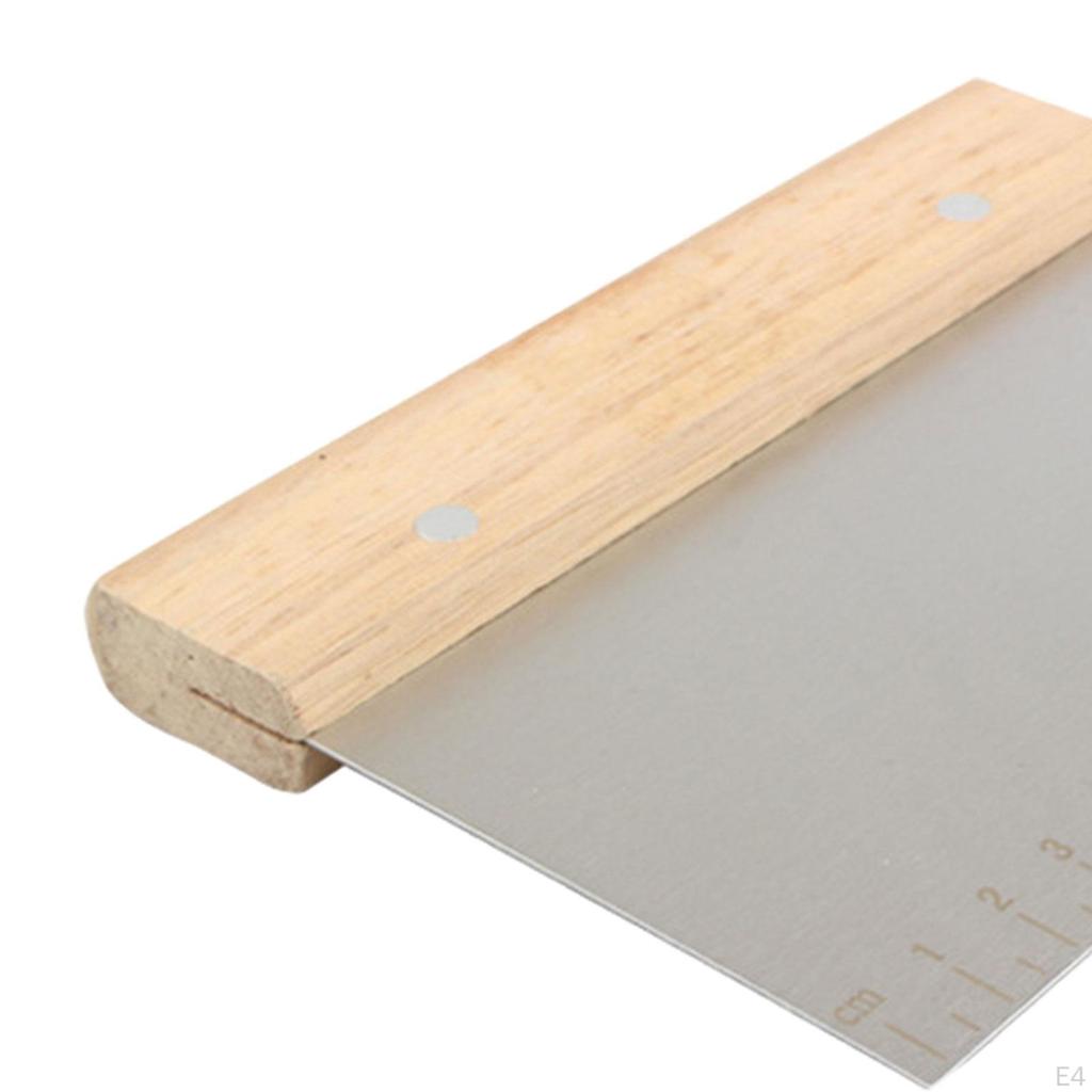 Coupe-pizza de précision en acier inoxydable avec guide de mesure pratique