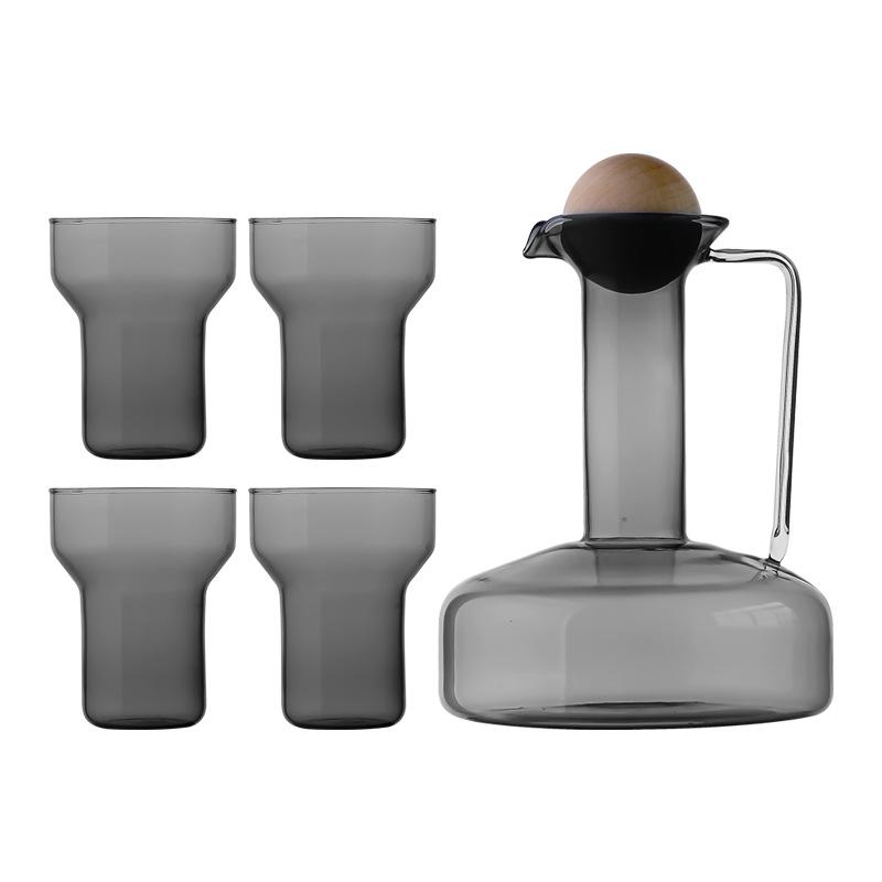 Heat Resistant GlassTeapot Glass Mug Cups Household Cold Water Bottles Large Capacity Juice Kettle Sobering Up Pot Drinkware