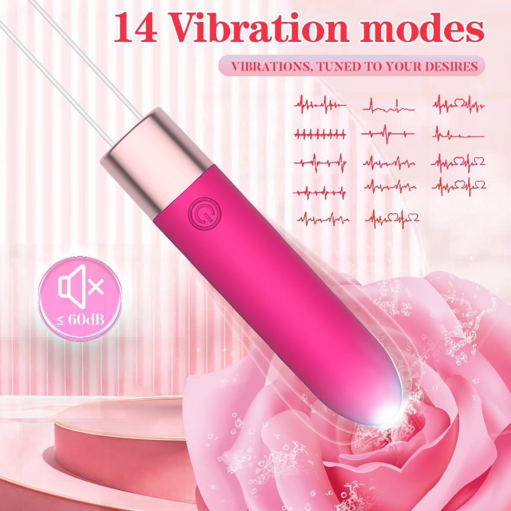 14 Speed Mini Bullet Vibrator For Women Waterproof Clitoris Stimulator Dildo Vibrators Vagina Sex Toys For Woman Sex Products