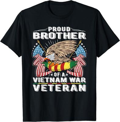 Stolt bror till Vietnamveteran Militärveterans syskon Unisex T-shirt