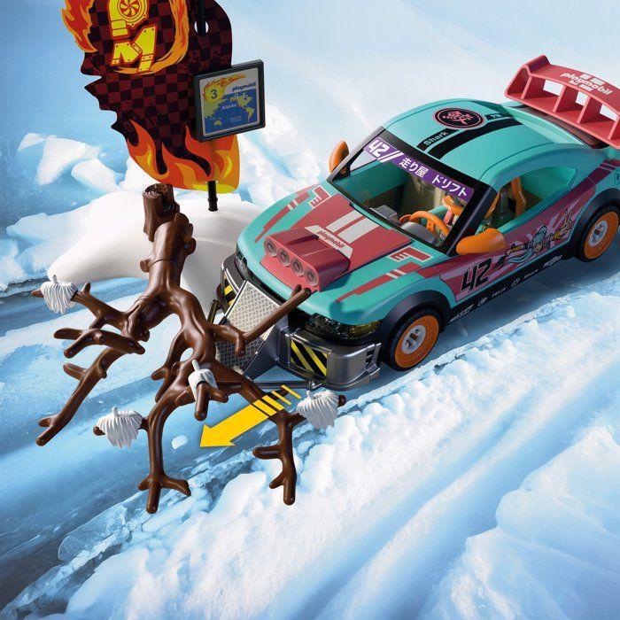 Playmobil 72062 Voiture de rallye, Véhicule de course, 68 pièces, Dès 4 ans