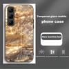 Handyhülle Für Infinix Hot 50 Pro Plus Hülle Harte PC Stoßfeste Abdeckung Gehärtetes Glas Hülle Hot 50 Pro+ Vollständige Schutzhülle Funda