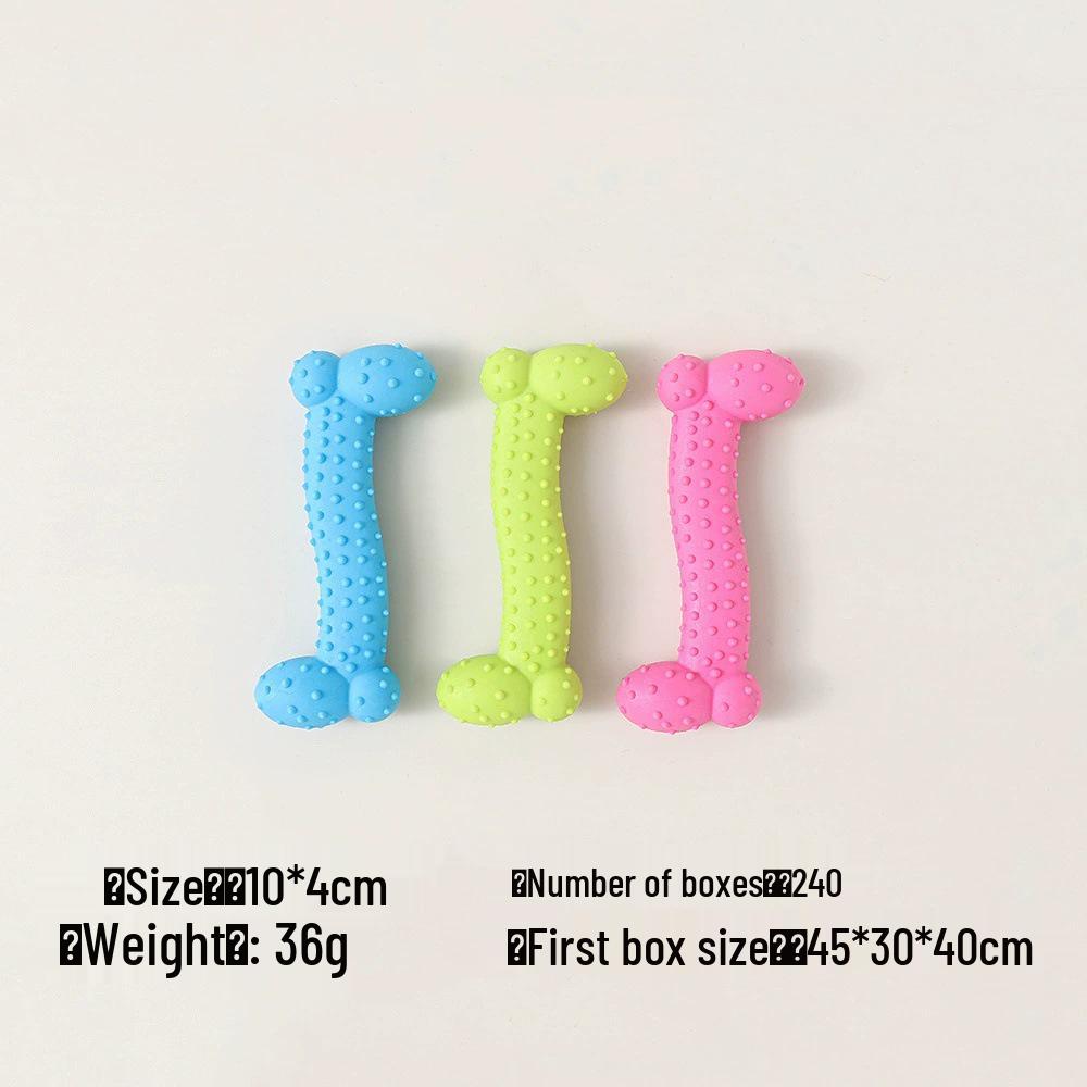 TPR Dog Chew Sticks: Bite-Resistant, Teeth-Cleaning, Boredom-Relief Pet Toys